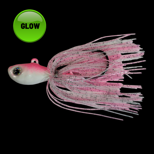 1- Glow Bucktail with Silicone Glow Skirts by: John Kim