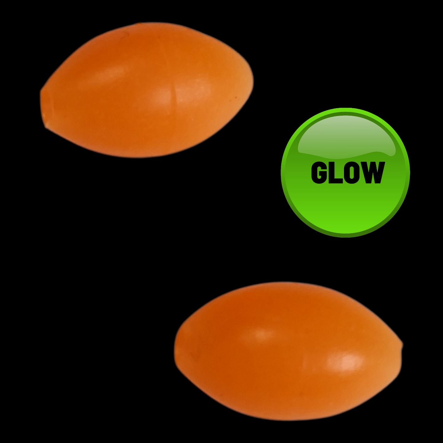 50 Count- Soft Oval Glow Beads