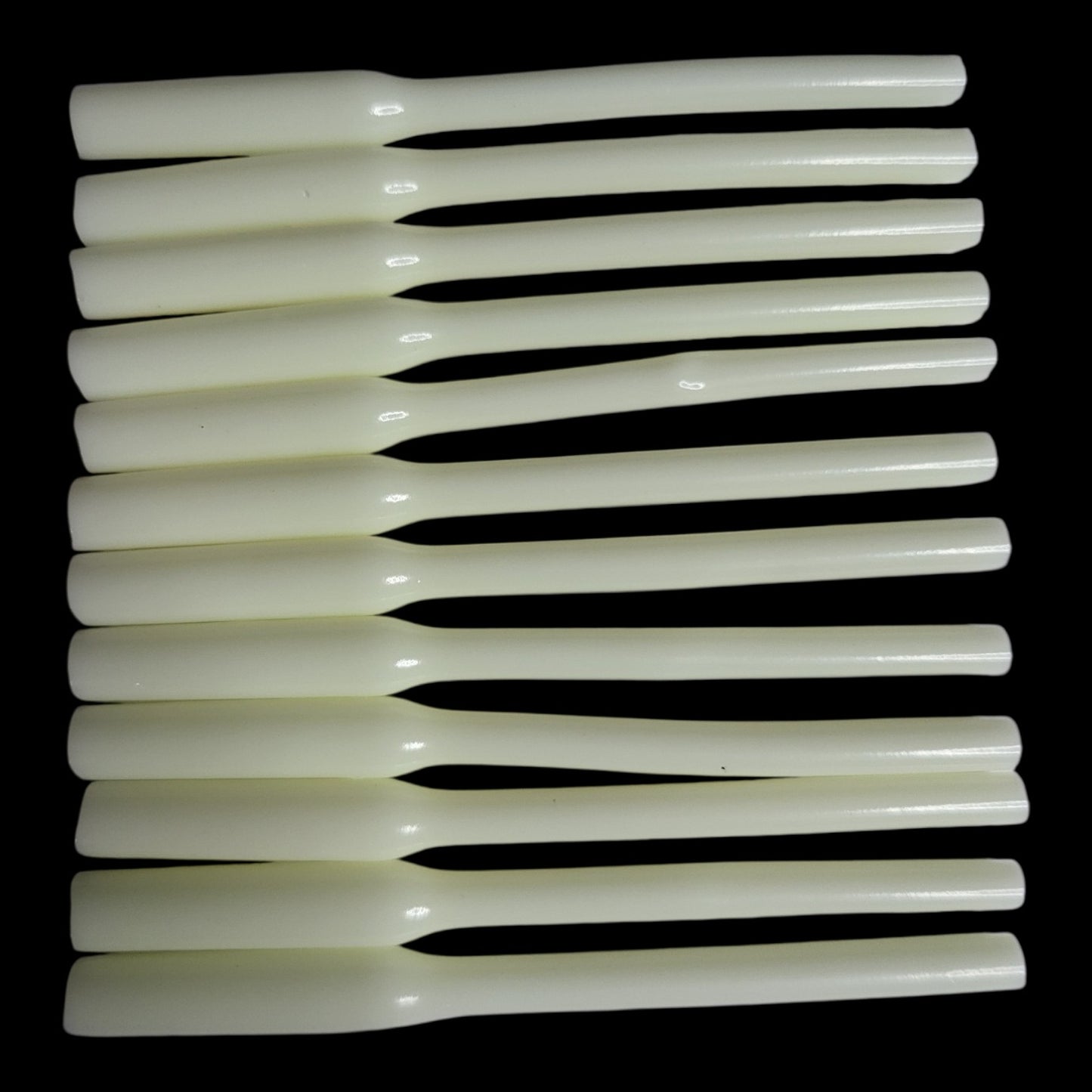 12-Glow Crimp Protectors/ Luminous Sleeve / Stand-off Rig Tube