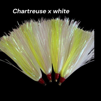 8 piece- Mylar Flash Fluke Skirts