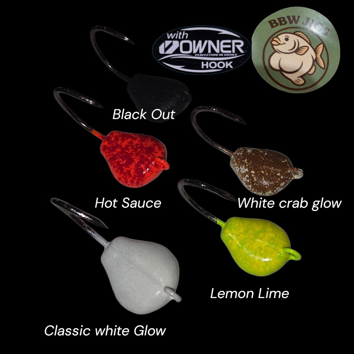 BBW Blackfish/ Tog Jigs with Owner SSW Cutting Point Hook