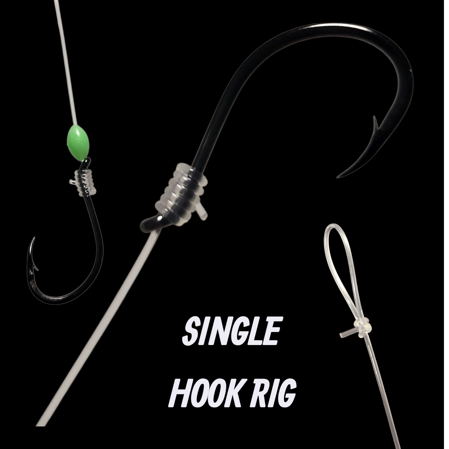 20 Pack - Single Hook Blackfish Rig – Rigs For Pigs