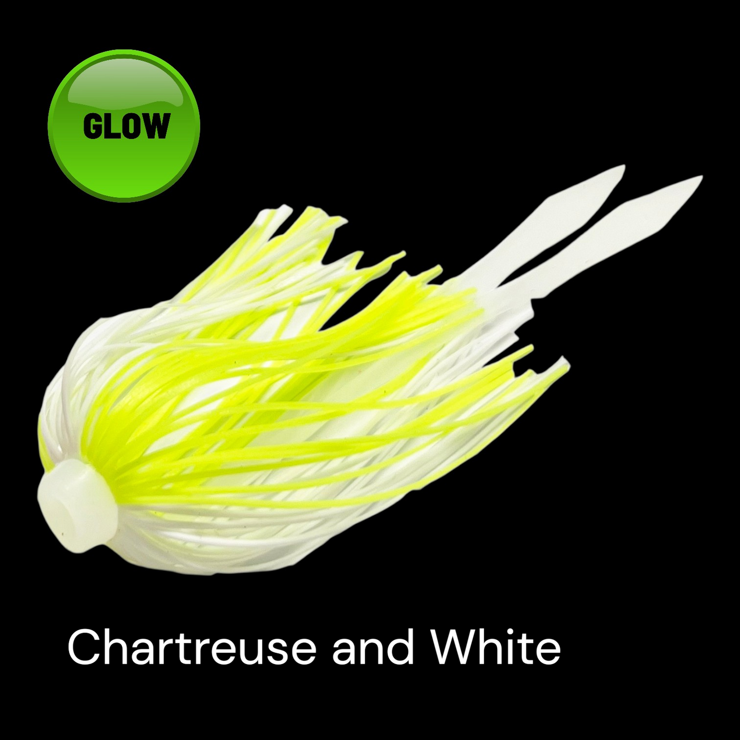 12- Silicone Glow Skirts/ Umbrella Skirt/ 80 Strands