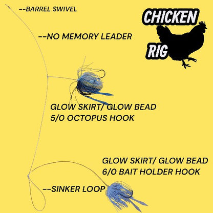 Single Fluke CHICKEN RIG (HIGH-LO)